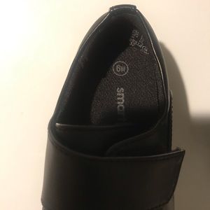 Smart Fit 6w boys black shoes